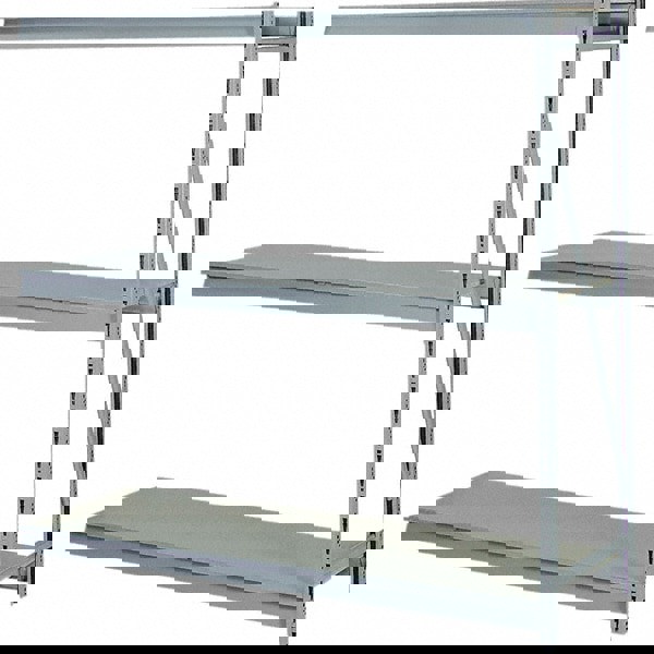 Bulk Storage Rack: 1,900 lb per Shelf, 3